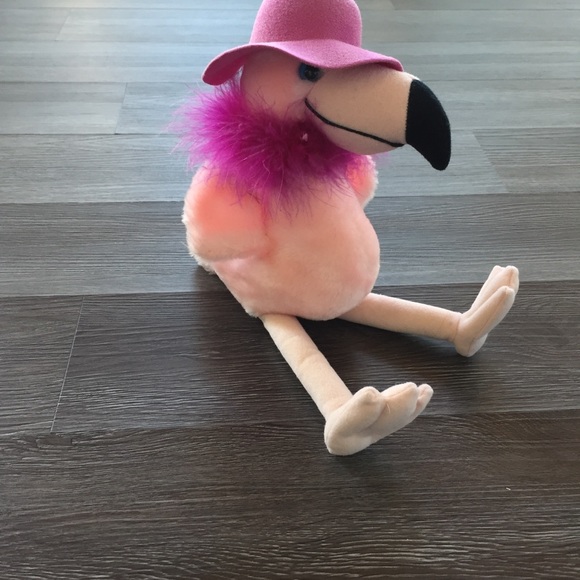 Russ Berrie & Co. Stuffed Flamingo Plush Toy - Picture 3 of 5